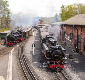Foto zur Meldung: Besichtigung der Schmalspurbahn in Zittau (SH-NEWS 2020/055 vom 27.06.2020)