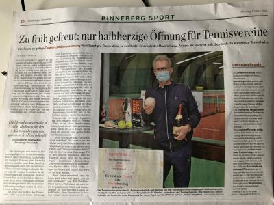 Bild der Meldung: Noch keine Hallenöffnung zum 01.03.