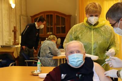 In Kyritz erste Corona-Impfungen in einer Senioreneinrichtung im Landkreis Ostprignitz-Ruppin