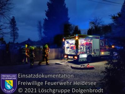 Einsatz 27/2021 | Brennt EFH > Lagerfeuer | Dolgenbrodt Fährwinkel (Bild vergrößern)