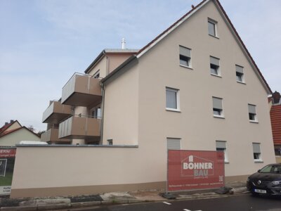 Foto zur Meldung: Moderne, barrierefreie Wohnanlage mit 7 Eigentumswohnungen im Zentrum von Gochsheim (KfW 55 Effizienzhaus)