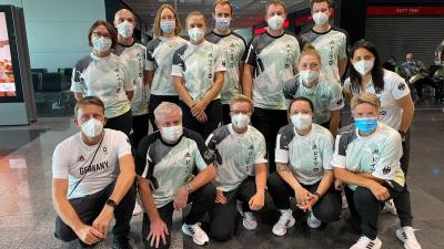 Tokio 2020NE: DSB-Team zum Abflug bereit