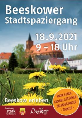 Beeskower Stadtspaziergang am 18.09.2021