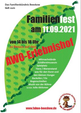 Foto zur Meldung: Familienfest am 11.09.2021 in Beeskow