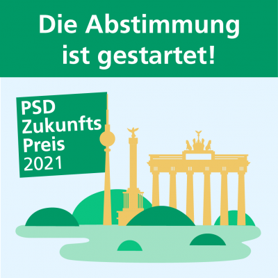 Meldung: PSD Zukunftspreis gestartet - Täglich ein Klick genügt!