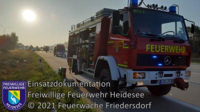 Einsatz 73/2021 | PKW überschlagen | BAB 10 AD Spreeau - AS Niederlehme (Bild vergrößern)