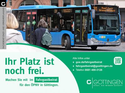 Stadt sucht neue Mitglieder für den Fahrgastbeirat