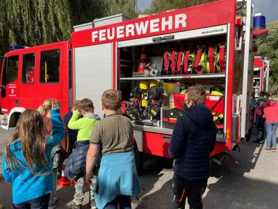 Foto zur Meldung: Ein Besuch bei der Freiwilligen Feuerwehr in Polle