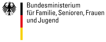 Logo Bundesministerium für Familie, Senioren, Frauen und Jugend Quelle: http://www.kubi.info/de/node/84