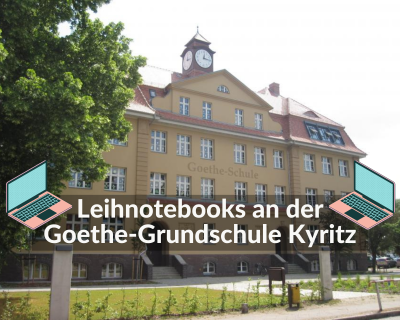Foto zur Meldung: Leihnotebooks an der Goethe-Grundschule Kyritz