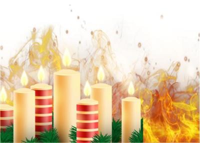 Hinweise zum Umgang mit Kerzen im Advent