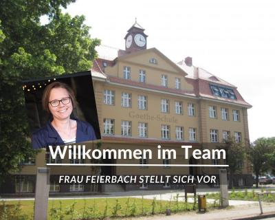 Foto zur Meldung: Wir heißen Frau Feierbach willkommen