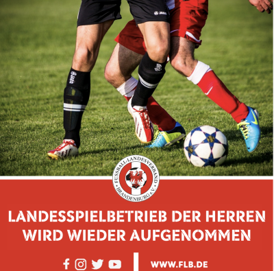 Foto zur Meldung: Fußball: Information zur Saisonfortsetzung 2021/22 - Landesklasse