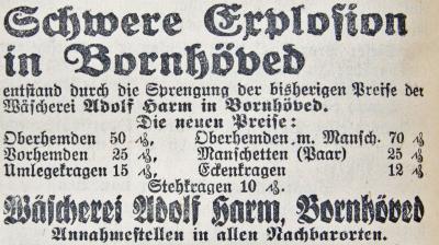 Explosion der Preise in Bornhöved SKTB 19.01.1932