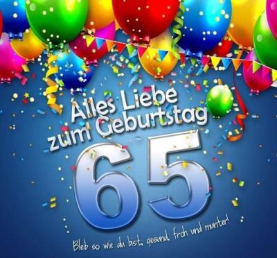 Frau Bohm 65. Geburtstag