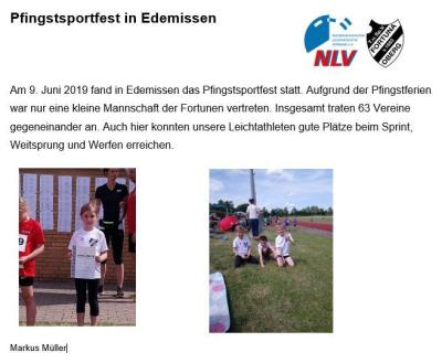 Pfingstsportfest in Edemissen