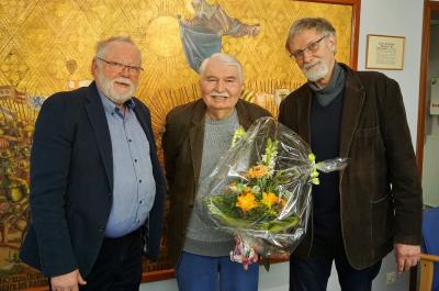Foto zur Meldung: Heimatbund Bornhöved und Umgebung: Dr. Herbert Zeretzke aus dem Vorstand verabschiedet