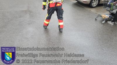 Einsatz 15/2022 | Ölflecken in der Ortslage Friedersdorf (Bild vergrößern)