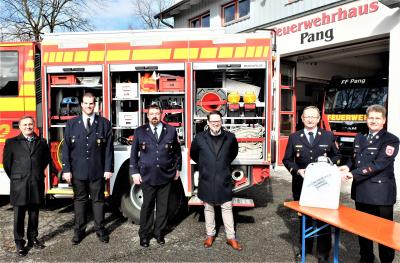 Foto zur Meldung: neue Gerätschaft für die Feuerwehr Pang