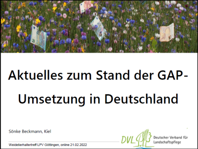 Foto zur Meldung: Aktuelles zum Stand der GAP-Umsetzung in Deutschland