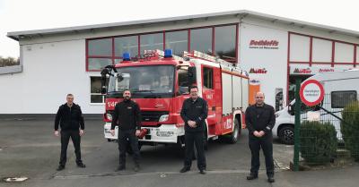 Neue Rückfahrkameras für zwei Fahrzeuge der Feuerwehr Hirzenhain