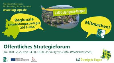 Vorschaubild zur Meldung: Öffentliches Strategieforum der LAG OPR am 18.03.2022, 14.00-18.00 Uhr