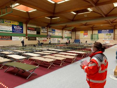Sporthalle "Am Lafferder Busch" wird Flüchtlingsunterkunft (Bild vergrößern)