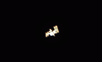 Foto zur Meldung: Internationale Raumstation ISS beobachtet