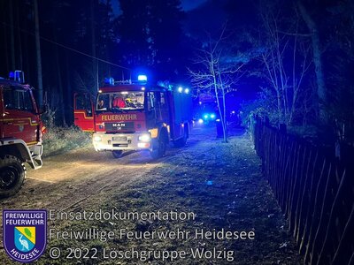 Foto vom Album: Einsatz 98/2022 | Gasgrill explodiert | Wolzig Wolziger Waldweg