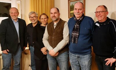 CDU-Vorstand - Sönke Siebke, Joachim Wolff, Natali Rembe, Christian Detlof, Wilfried Kroll, Sönke Jens