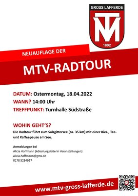 2. MTV-Radtour führt Ostermontag zum Salzgittersee (Bild vergrößern)