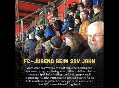 Foto zur Meldung: Jugendabteilung - FC-Jugend beim SSV Jahn Regensburg