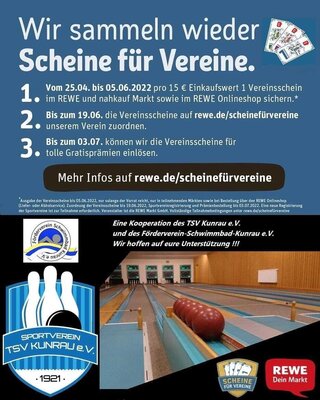 Sammelaktion für Kooperationsvereine TSV Kunrau + Förderverein Schwimmbad Kunrau