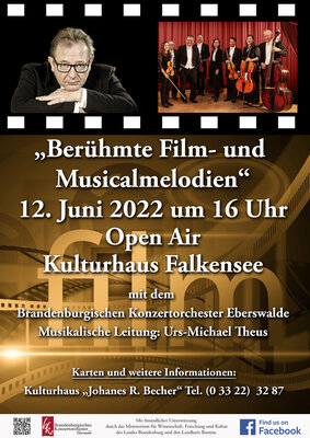 Foto zur Meldung: Hofkonzert mit dem Salonorchester des Brandenburgischen Konzertorchesters Eberswalde am 12. Juni 2022