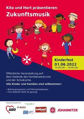 Foto zur Meldung: PM Hort und Kita Niemegk: Zukunftsmusik - das Kinderfest am 01.06.2022