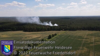 Einsatz 123/2022 & Einsatz 124/2022 | 2 Waldbrände an einem Tag (Bild vergrößern)