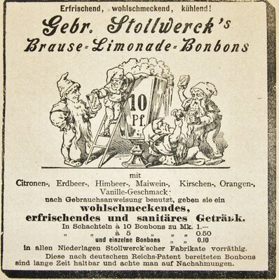 Brause-Limonade-Bonbons von Stollwerck SKWB 13.07.1897