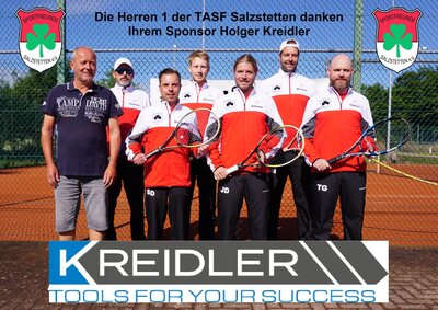 Foto zur Meldung: Tennis: Herren 1 gewinnen Ihr Auftaktspiel in der Oberligastaffel mit 4:2