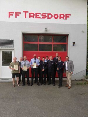 Foto zur Meldung: Generalversammlung mit Neuwahlen der Feuerwehr Tresdorf