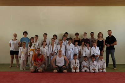 Vereinsaktion mit Judo-Kids und Trainerinnen und Trainern