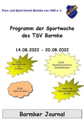 Foto zur Meldung: Sportwoche des TSV Barmke