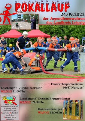 Foto zur Meldung: Pokallauf der Jugendfeuerwehren im Landkreis Leipzig
