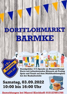Foto zur Meldung: Dorfflohmarkt in Barmke