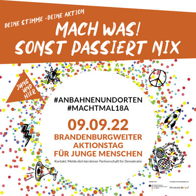 Foto zur Meldung: Einladung zum Kinderfest und Aktion #anbahnenundorten