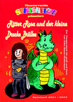 Plakat: Ritter Rosa und der kleine Drache Brülee (Bild vergrößern)