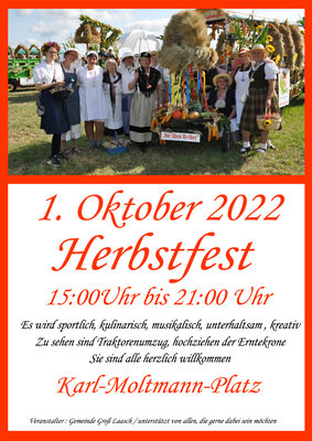 Foto zur Meldung: Gross Laasch - 1.Oktober - Herbstfest
