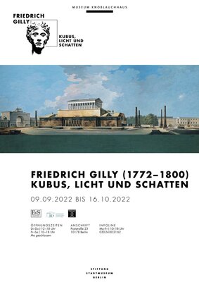 Foto zur Meldung: Ausstellungshinweis: Friedrich Gilly (1772–1800) Kubus, Licht und Schatten