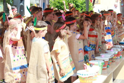 Projekttage und Präsentationstag an der Grundschule Kleinich (Bild vergrößern)