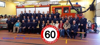 Frauen unserer Feuerwehr feiern heute ihren 60.Geburtstag