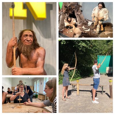 Lehrerfortbildung im Neanderthal (Bild vergrößern)
